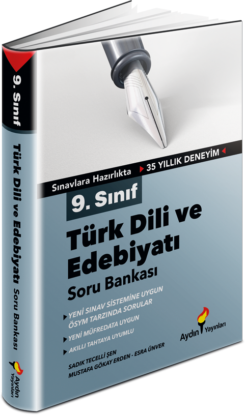 9. Sınıf Türk Dili ve Edebiyatı Soru Bankası Aydın Yayınları
