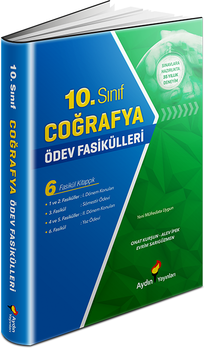 10. Sınıf Coğrafya Ödev Fasikülleri Aydın Yayınları
