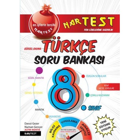 8.SINIF TÜRKÇE SORU BANKASI NARTEST YAYINLARI