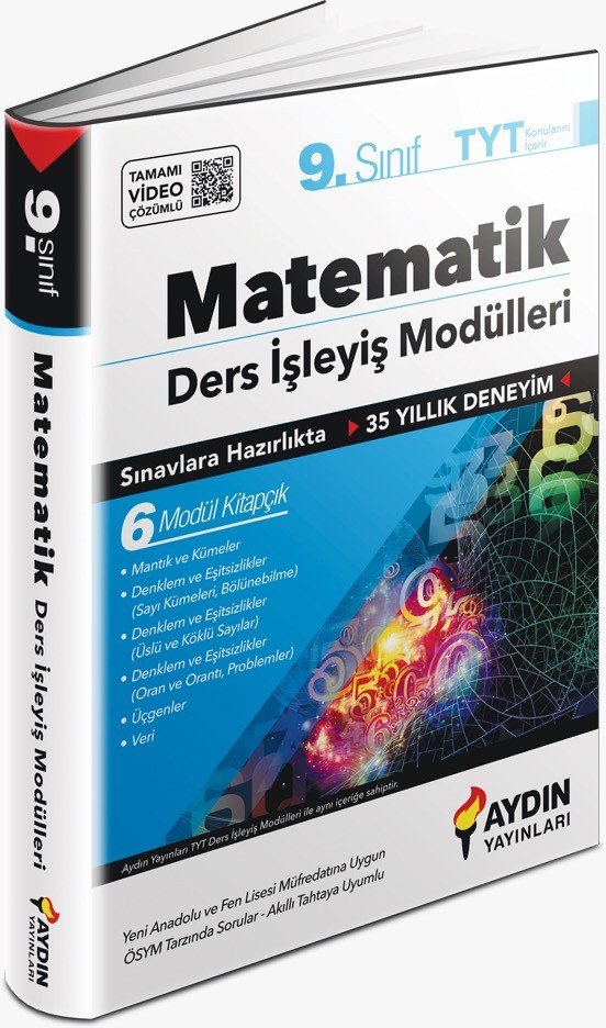 9. Sınıf Matematik Ders İşleyiş Modülleri Aydın Yayınları