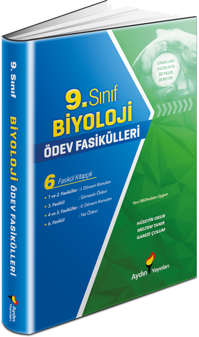 9.Sınıf Biyoloji Ödev Fasikülleri Aydın Yayınları