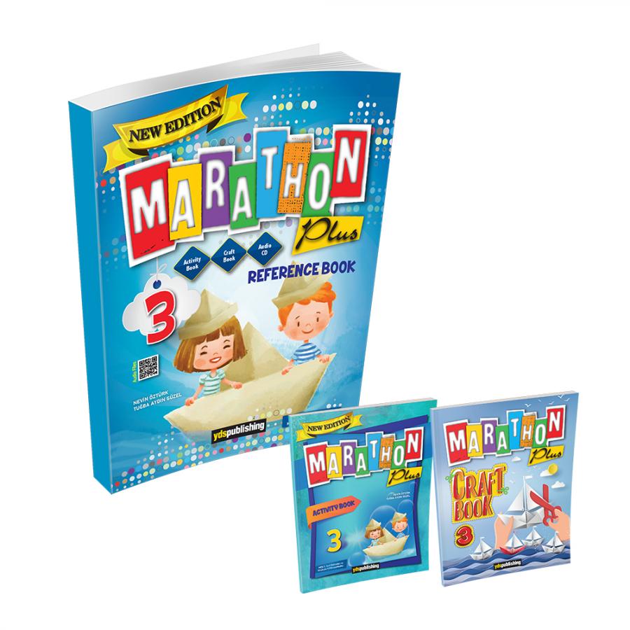 3.sınıf Marathon Plus Grade 3'Lü Set (Reference Book+Activity Book+Craft Book)