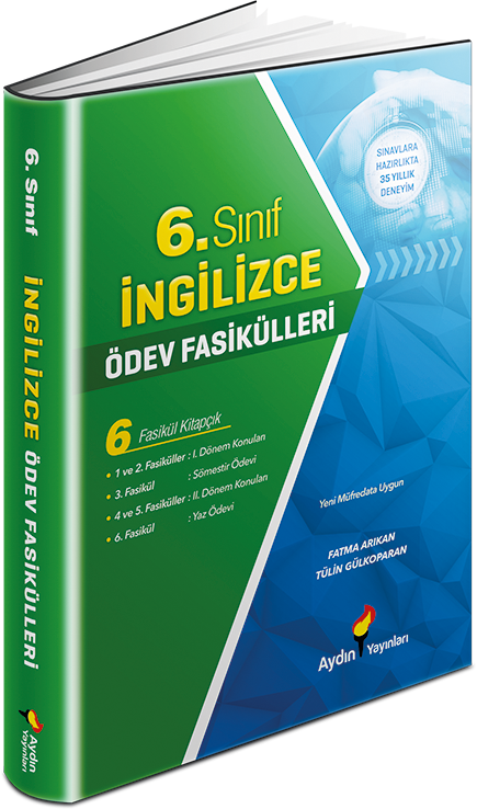 6. Sınıf İngilizce Ödev Fasikülleri Aydın Yayınları