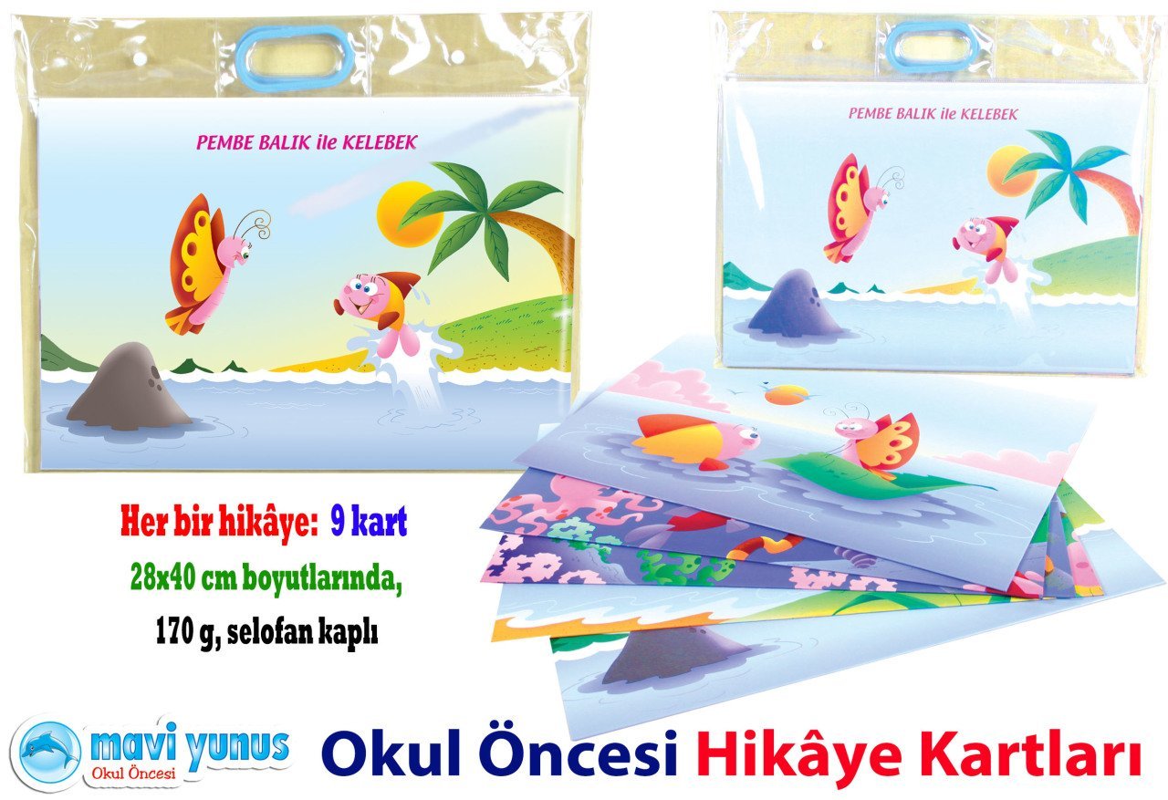 pembe-balik-ile-kelebek-hikaye-karti