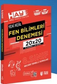 8.SINIF FEN BİLİMLERİ BRANŞ DENEMESİ TEAS PRESS YAYINLARI