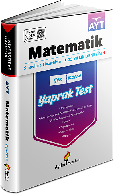 Üniversiteye Hazırlık AYT Matematik Yaprak Testler Aydın Aydınları