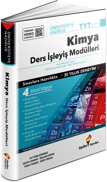 Aydın Yayınları Tyt Kimya Ders İşleyiş Modülleri