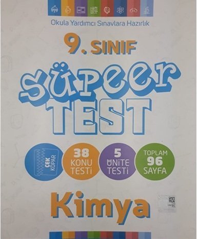 9. SINIF KİMYA SÜPER TEST ÇEK KOPAR DC YAYINLARI 2020