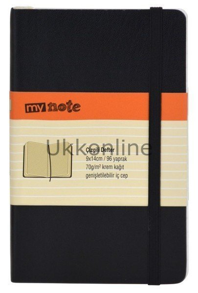 MYN100-B-D MYNOTE 13X21 DEFTER ÇİZGİSİZ SİYAH