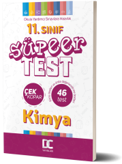 11. SINIF SÜPER TEST KİMYA DC YAYINLARI 2020