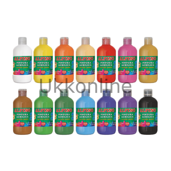 ALPİNO AKRİLİK BOYA 250 ml DV 021 SARI