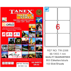 TANEX LAZER ETİKET 99-93 TW 2006