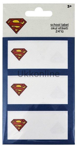 SM1400 SUPERMAN OKUL ETİKETİ 8X3 24LU