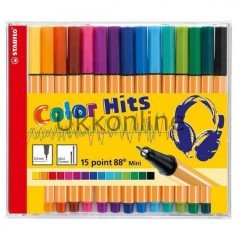 Stabilo - Point 88 688/15-02 Mini CD (15 Renk)