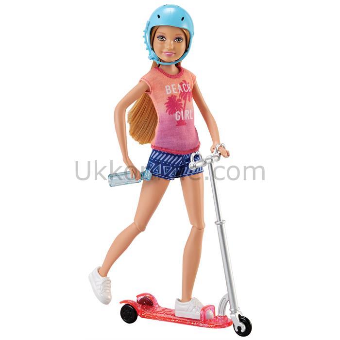 Mattel DVX57 Barbie Ailesi Stacie ile Scooter Eğlencesi