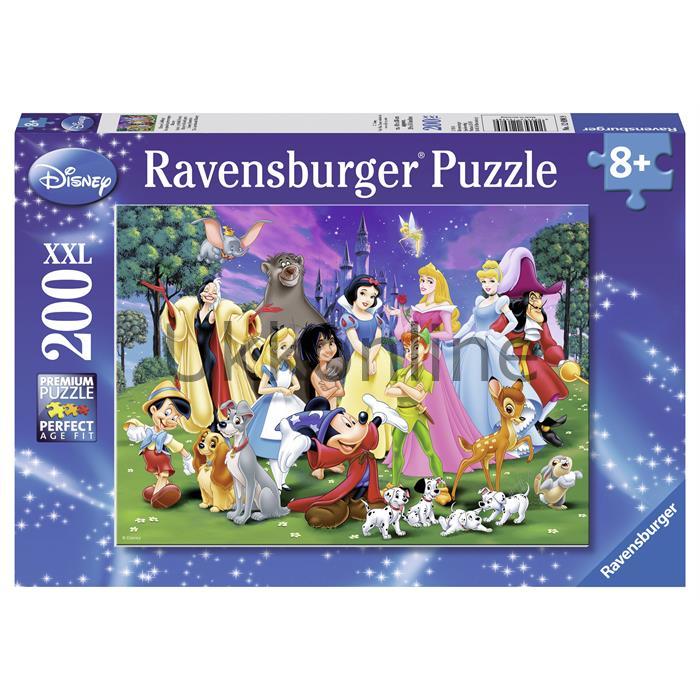 Ravensburger 126989 Çocuk Puzzle 200 Parça WD Princess
