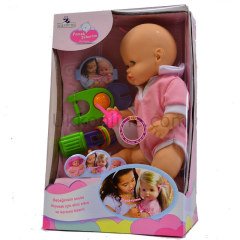 9502ABC KT.PİL.SESLİ BEBEK ALTINI ISLATAN KEL-SAÇLI