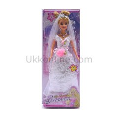 66142-BB PVC KT.GELİNLİKLİ PRENSES BEBEK