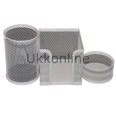 BAFİX MASA SETİ METAL FİLELİ 3 LÜ BEYAZ