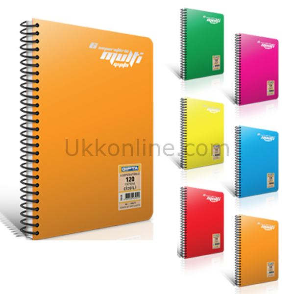 GIPTA OKUL DEFTERİ MULTİ SPR PP KPK A-4 150-4