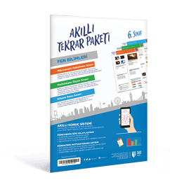 6.SINIF FEN BİLİMLERİ AKILLI TEKRAR PAKETLERİ