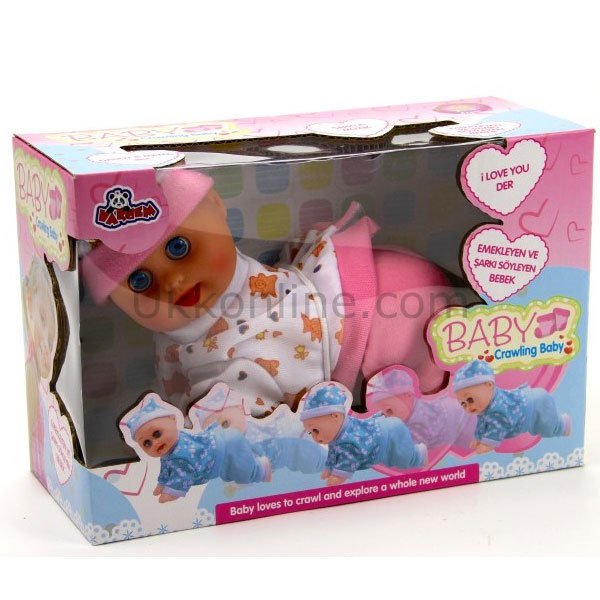 307F/3323-6 KUT.8 INCH EMEKLEYEN MÜZİKLİ BEBEK