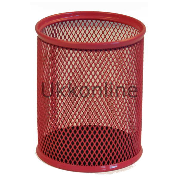 BAFİX MASA KALEMLİK SİLİNDİR FİLELİ KM802C PEMBE