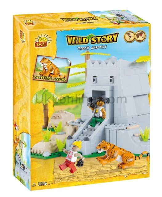 22220 COBI TIGER HABITAT 220PCS WILD STORY