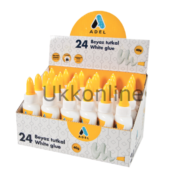 ADEL BEYAZ OKUL TUTKALI 40G 24 LÜ YL