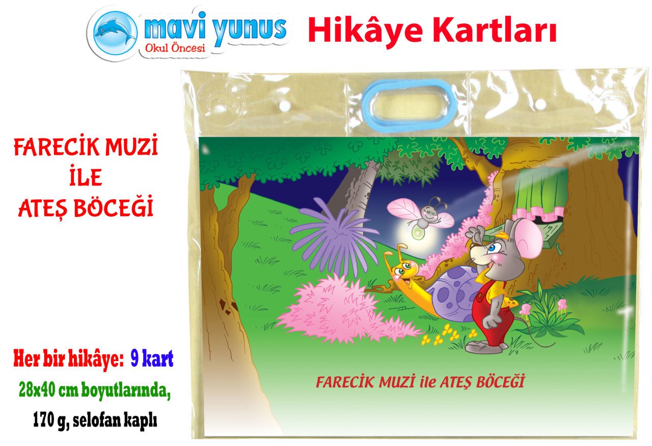 Farecik Muzi ile Ateş Böceği Hikaye Kartı (3-4-5 yaş)