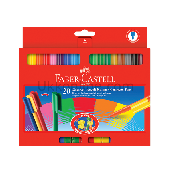 FABER KEÇELİ KALEM EĞLENCELİ 20 RENK