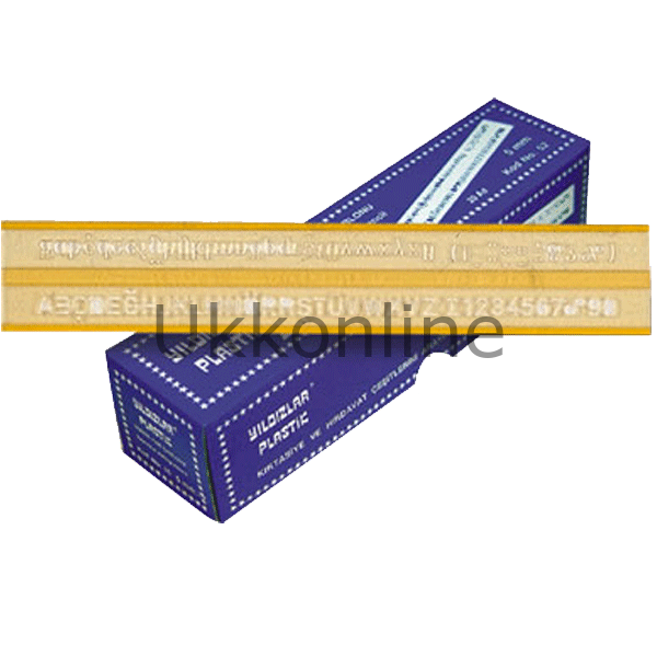 YILDIZLAR YAZI ŞABLONU TEKNİK 5MM 52
