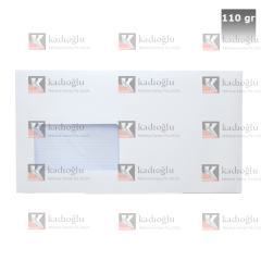 DOĞAN DİPLOMAT ZARFI 105-240 110gr SİLİKON PENCERE