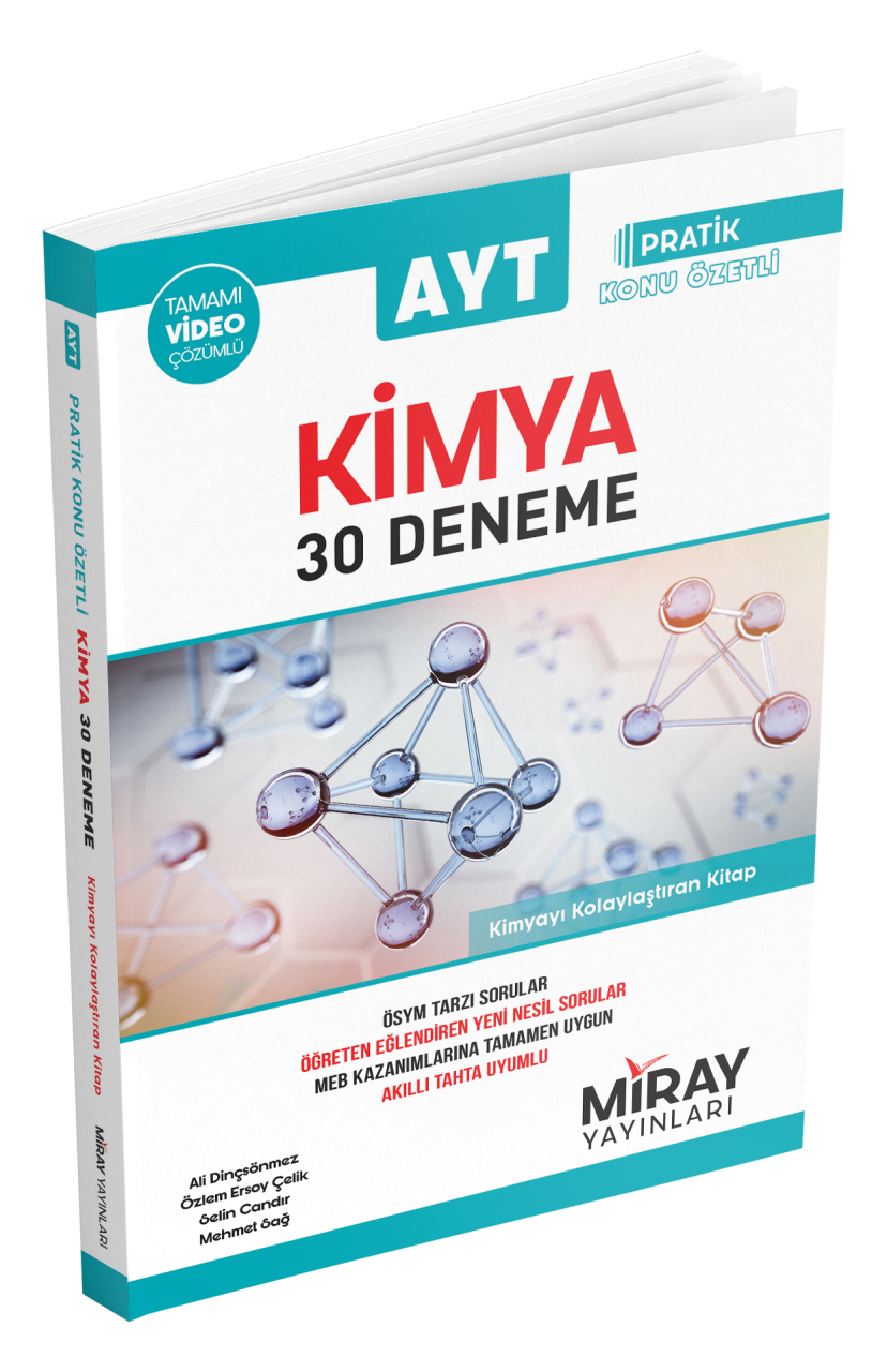 Miray Yayınları AYT Kimya 30 Deneme