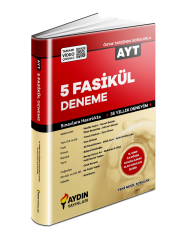 Aydın Yayınları  AYT 5 Fasikül Deneme