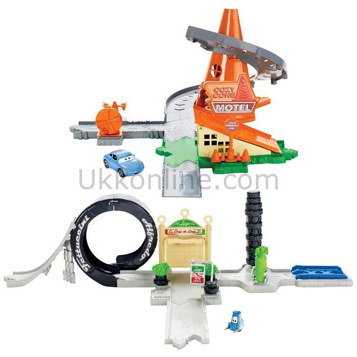 MATTEL CARS CDW65 TOW YARD OYUN SETI-4