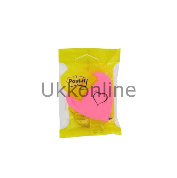 POSTİT YAPIŞKANLI NOT KAĞIT 2007 H KALP ŞEKİLLİ