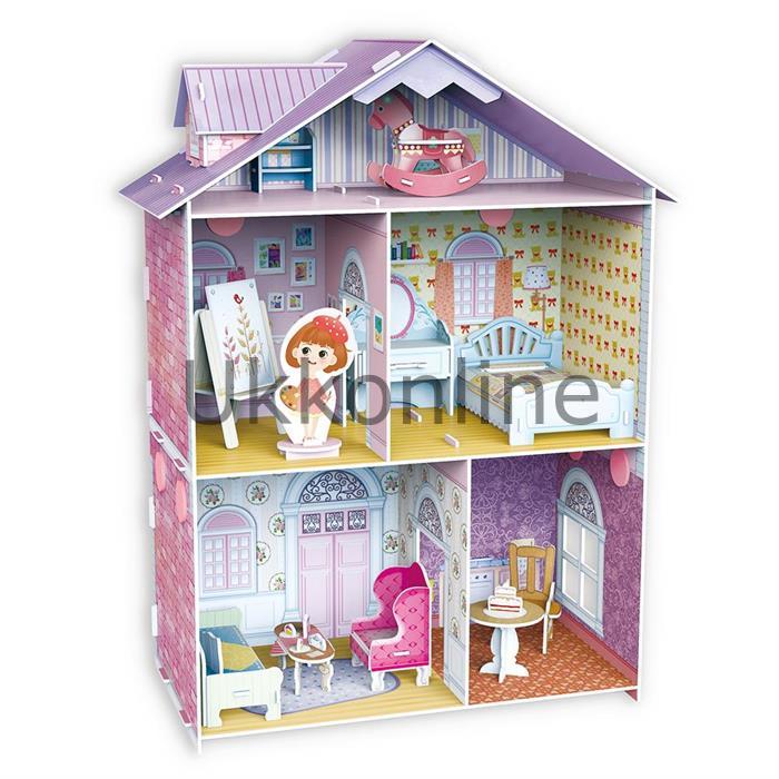 Neco K1201H 3D Puzzle Küçük Artistin Evi