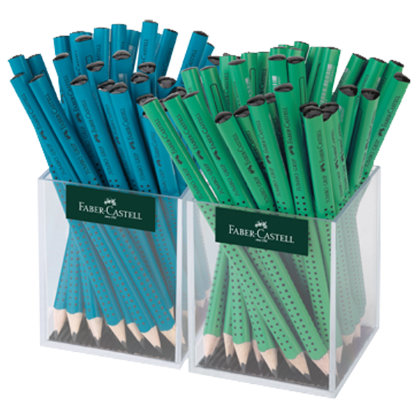 FABER KURŞUNKALEM GRİP JUMBO PETROL YEŞİL 72 Lİ