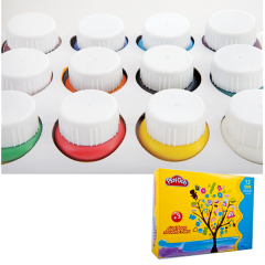 PLAYDOH GUAJ BOYA 12 RENK 30 ML