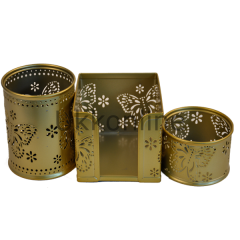 BAFİX MASA SETİ METAL SET 3 LÜ ŞAMPANYA