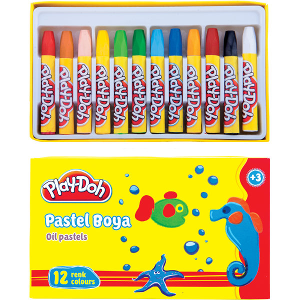 PLAYDOH PASTEL BOYA 12 RENK