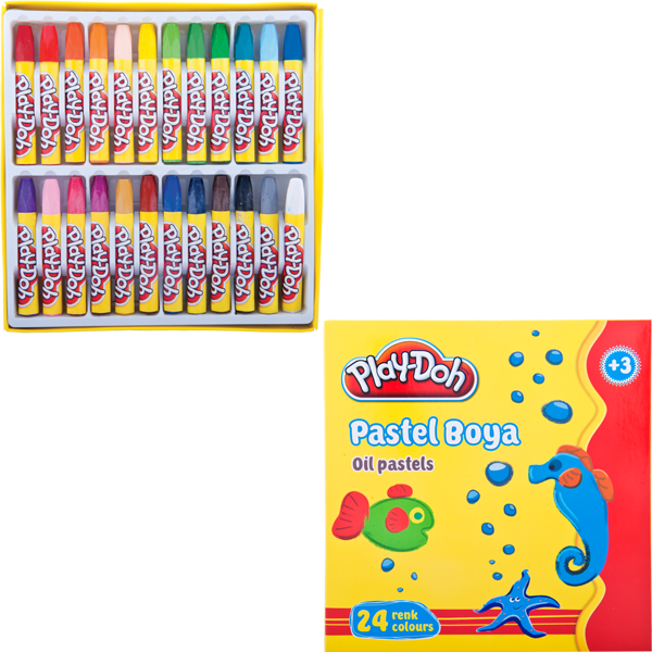 PLAYDOH PASTEL BOYA 24 RENK