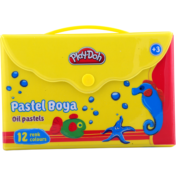PLAYDOH PASTEL BOYA 12 RENK ÇANTALI