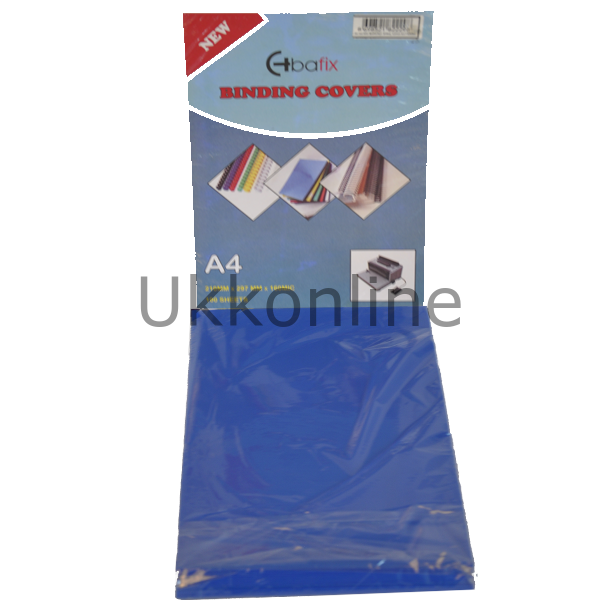 BAFİX CİLT KAPAĞI A-4 160mic MAT MAVİ PVC