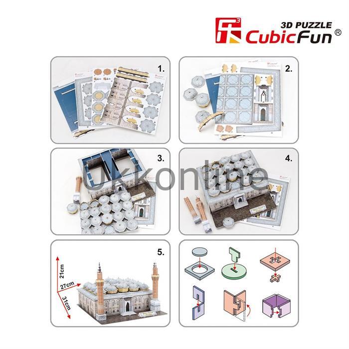 Neco 3D Puzzle MC180H Bursa Ulu Camii