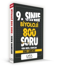 Çapa Yayınları 9. Sınıf Biyoloji Soru Bankası