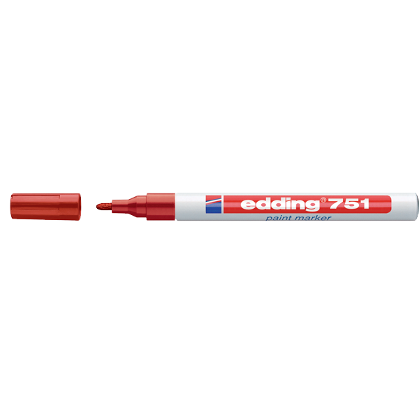 EDDİNG PAİNT MARKÖR E-751 KIRMIZI