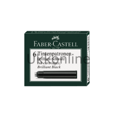 FABER DK KARTUŞ SİYAH 6 LI