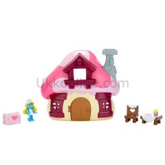 JK/56043 ŞİRİNLER MANTAR EV OYUN SETİ /Şirinler +3 yaş